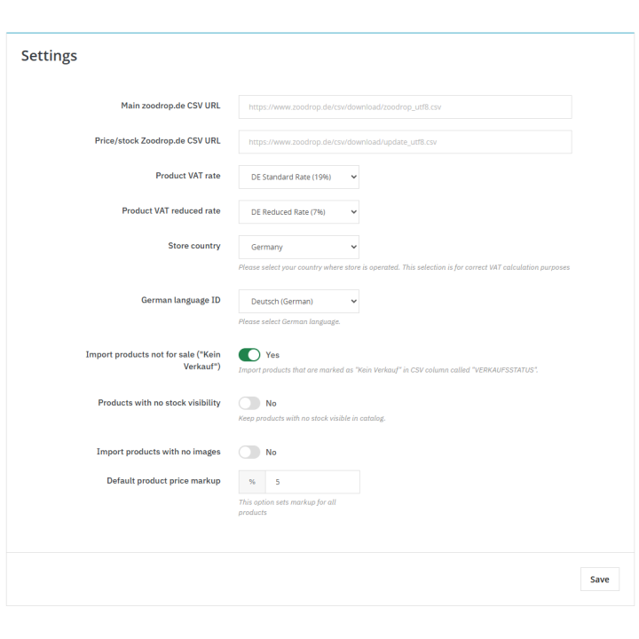 Zoodrop.de prestashop dropshipping module